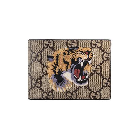 exact replica gucci tiger wallet|gucci tiger print wallet.